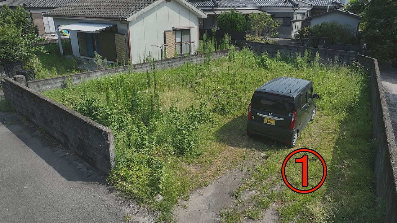 ①宅地（駐車場、資材置き場などに）